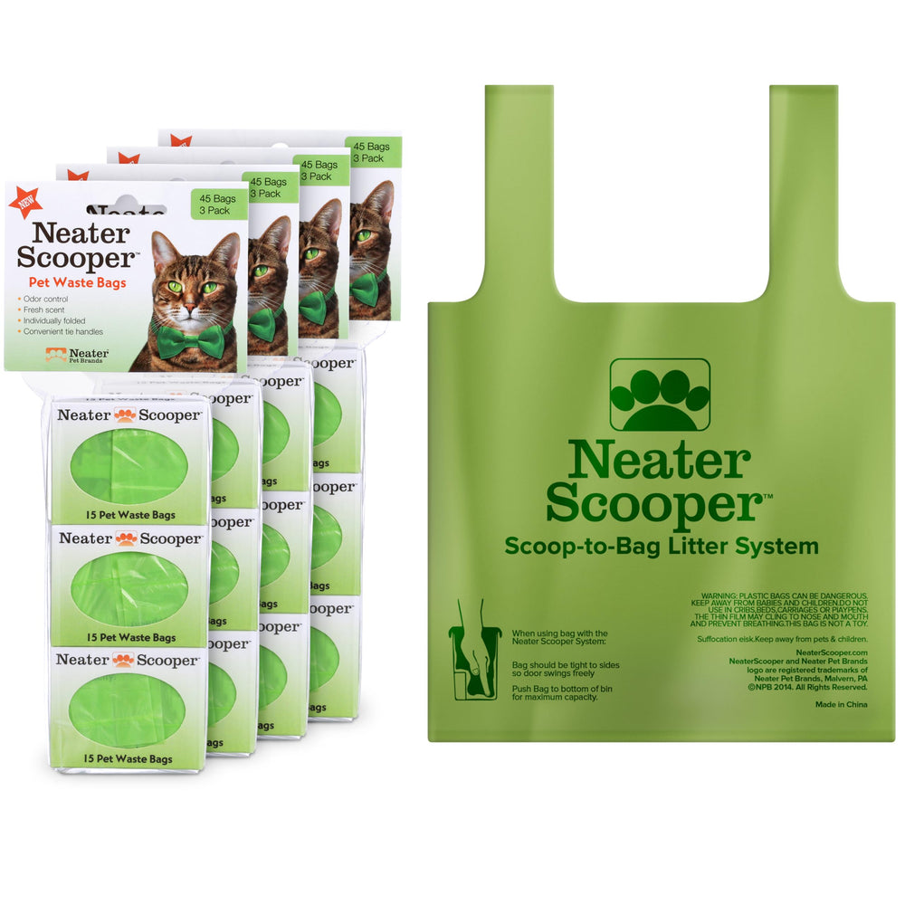 Neater Pets Sacs recharge standard vert, ajustement parfait pour Neater Scooper