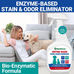 Pulverisateur Neathova nettoyant enzymatique pour taches et odeurs.