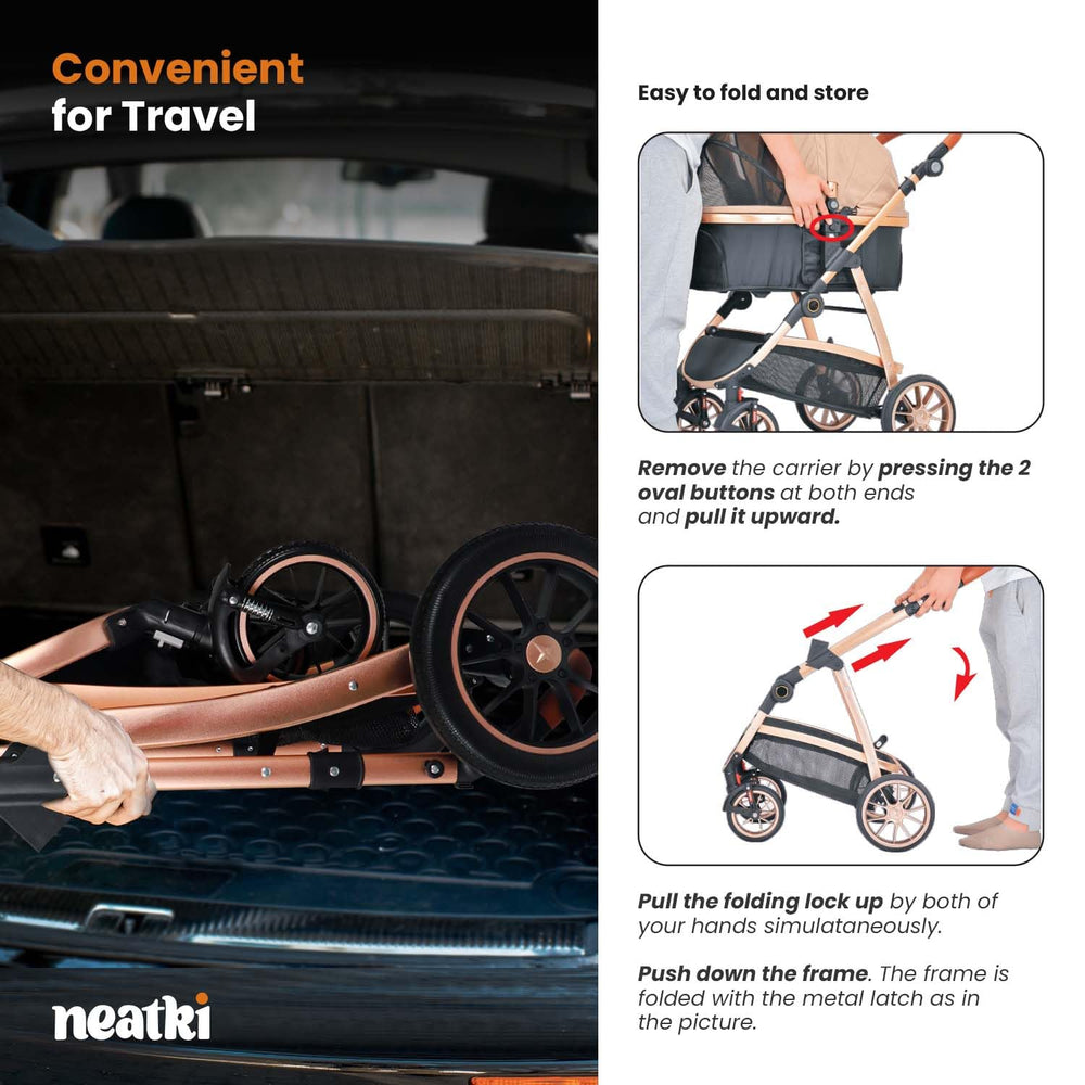 Neatki – pliable et léger, rangement facile.