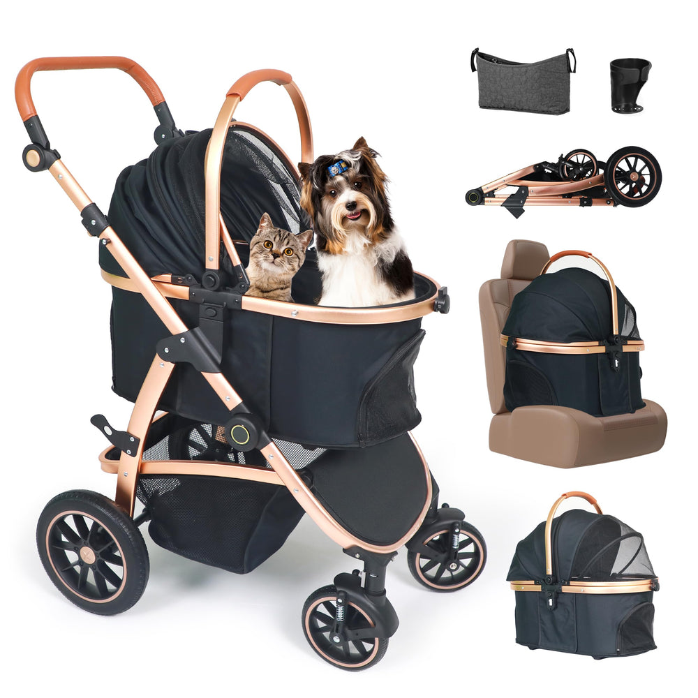 Neatki 3-en-1 en vue avant, idéal pour les promenades avec votre animal.