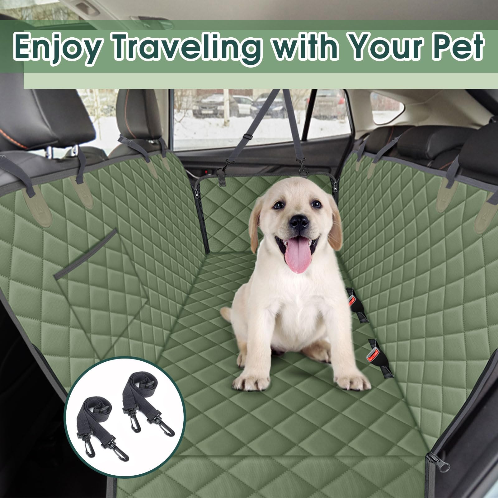 NECKORY matelas de camping pour voiture, idéal pour les escales.