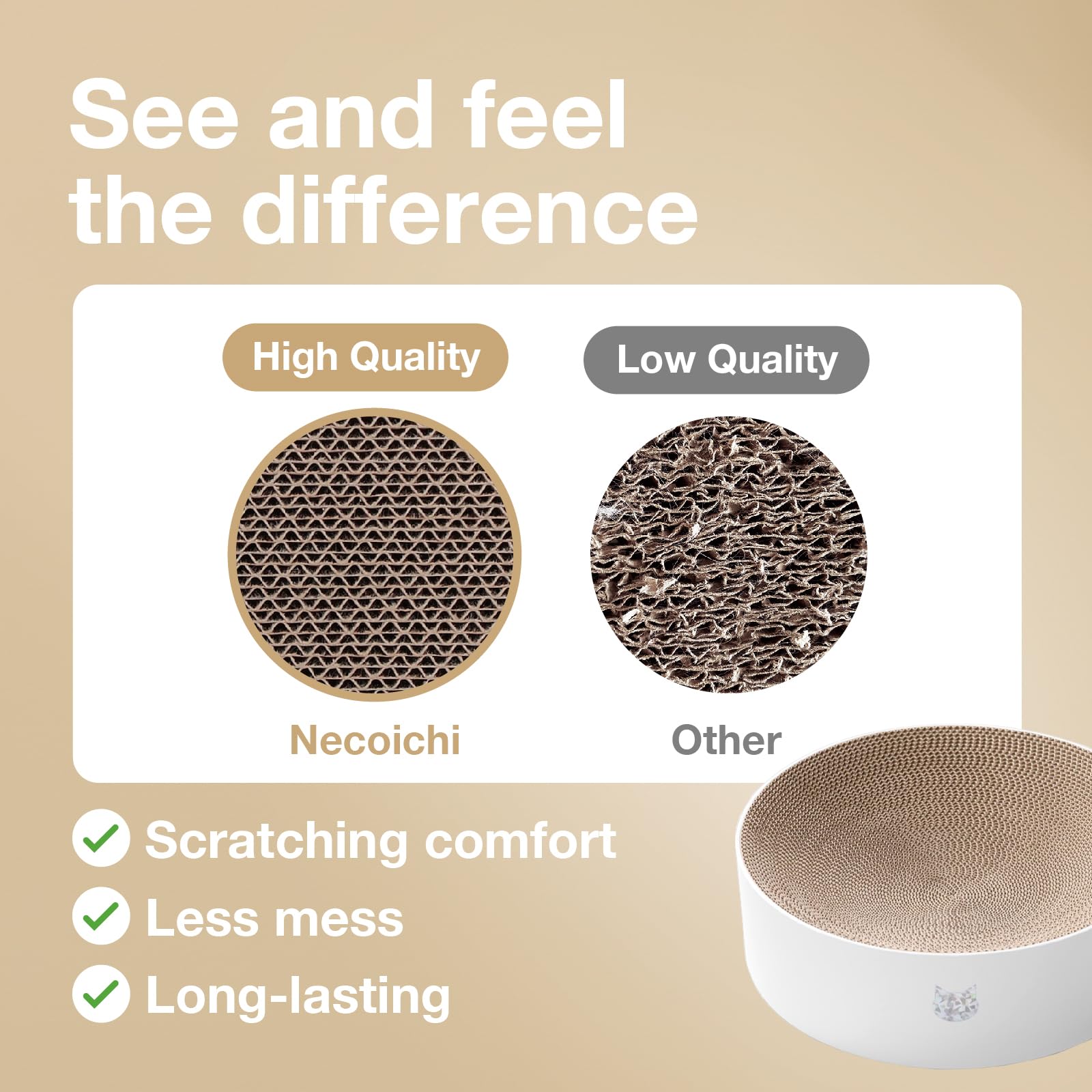 Necoichi-bol-confort-zone-detente, parfait pour se caler et se relaxer.