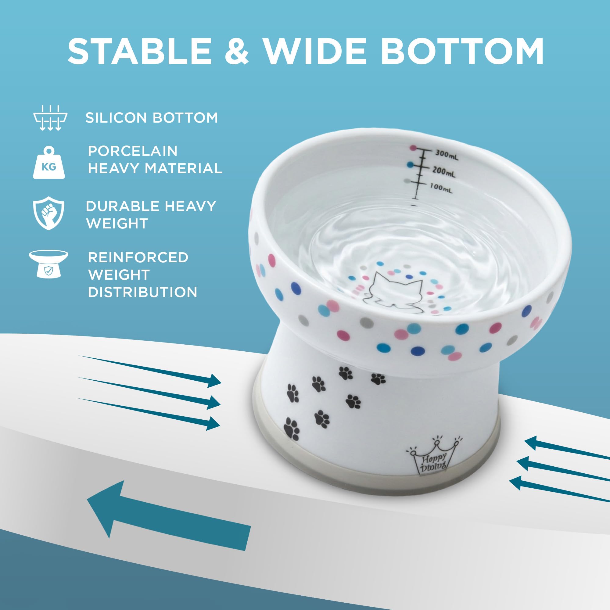 Bol Necoichi compatible micro-ondes et lave-vaisselle pour un nettoyage facile.