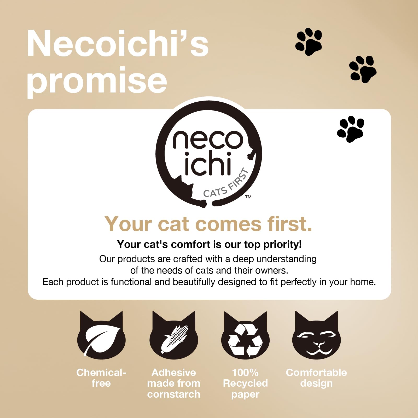 Necoichi bol-grattoir coin detente interieur: parfait pour les moments calmes à la maison.