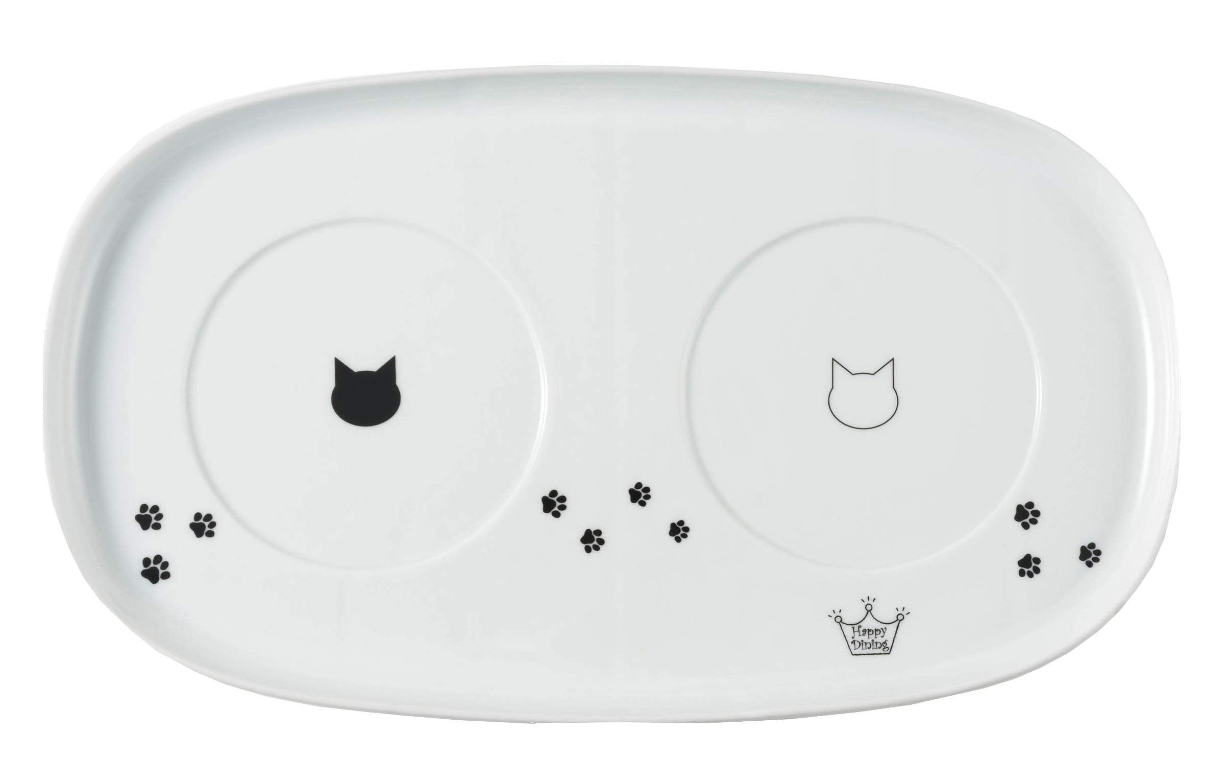 猫壱 bord interieur gamelle: rebord interieur empeche les aliments de sortir