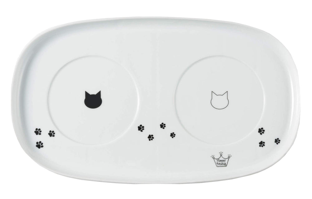 猫壱 bord interieur gamelle: rebord interieur empeche les aliments de sortir