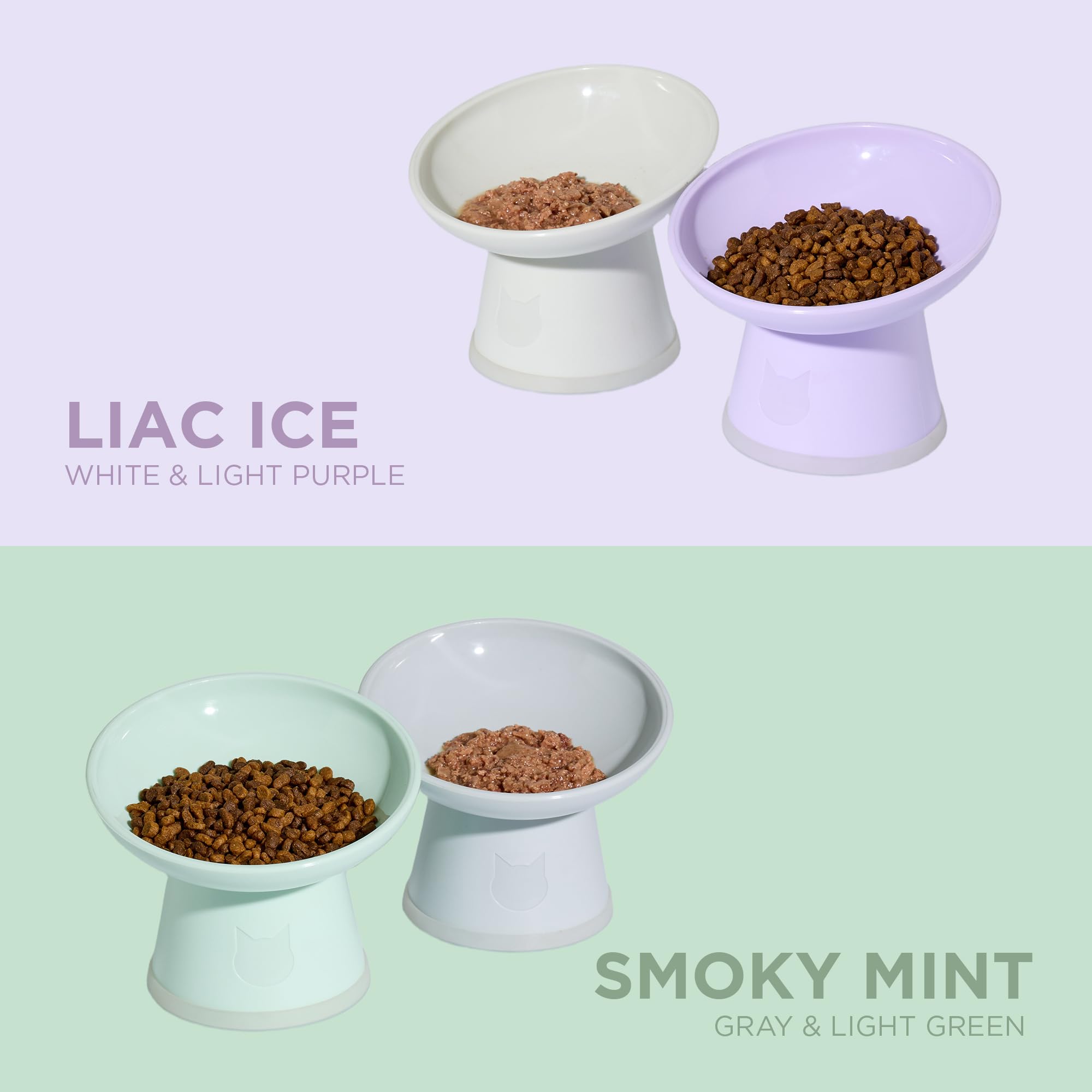 Necoichi couleur Smoky Mint, élégante et facile à coordonner.