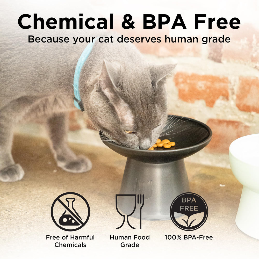 Necoichi materiau sans BPA, alimentation sûre et sans odeur.