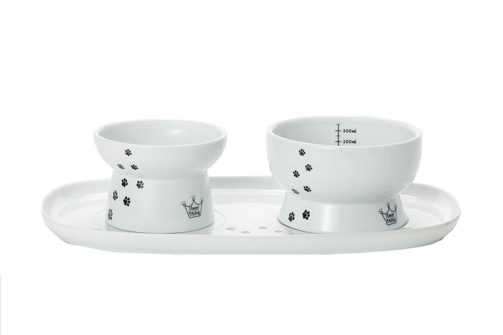 猫壱 plateau repas chat: plateau elegant et pratique pour repas ordonne