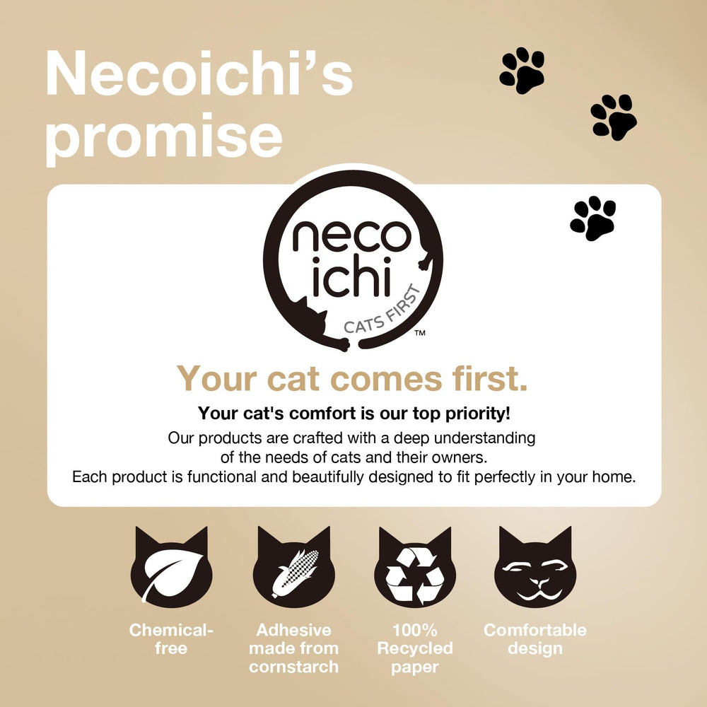 Necoichi utilisation intérieure simple, le chat s'y détend et joue