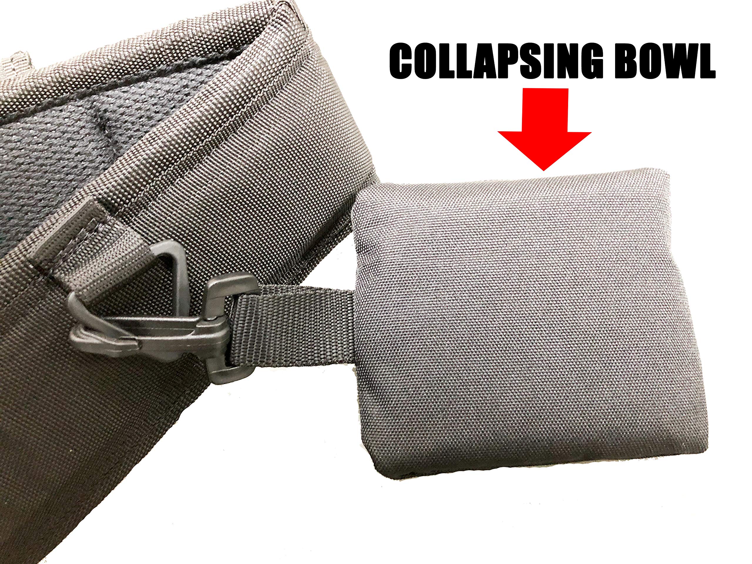 Neewa ceinture marche chien doublure coton contact peau sans irritation.