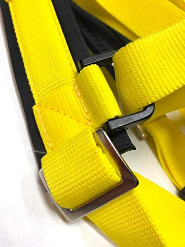 Harnais Neewa Sled Pro Petit jaune, 8 réglages pour un ajustement sûr et confortable
