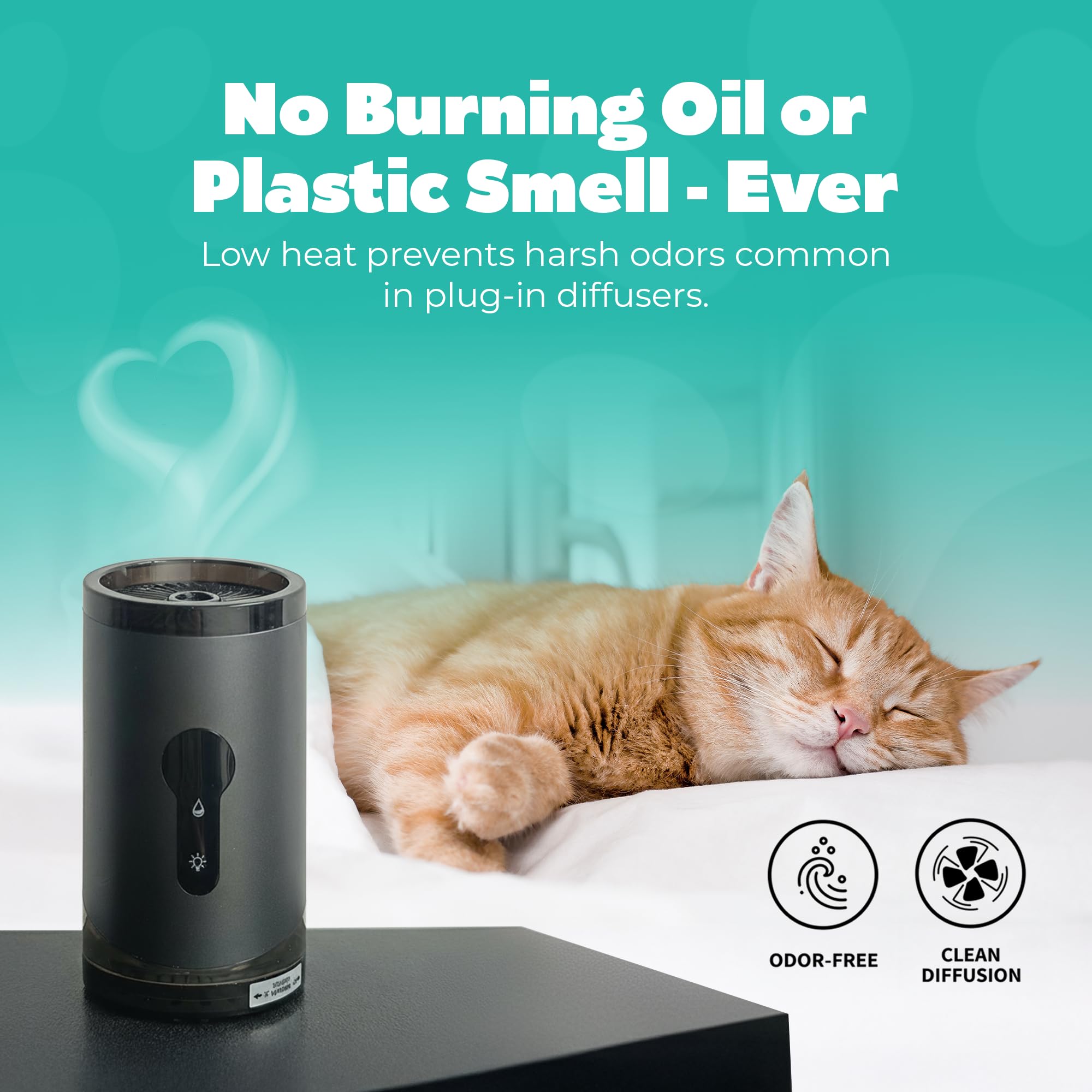 Diffuseur Nekomalu ambiance calme pour les chats stressés.