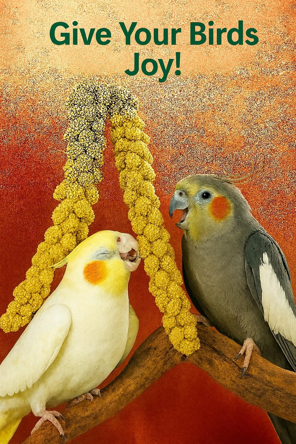 Nemeth Farms Millet adapté pour perruches et petits oiseaux, enrichissement naturel.