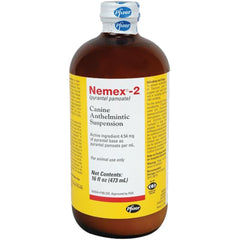 Nemex suspension pyrantel pour chien, élimine vers ronds et ankylostomes, facile à administrer