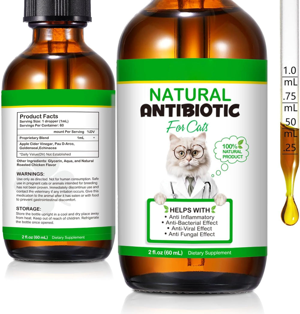 NenMaoKeNu gouttes pour chat, bouteille pratique pour administration facile et soutien quotidien