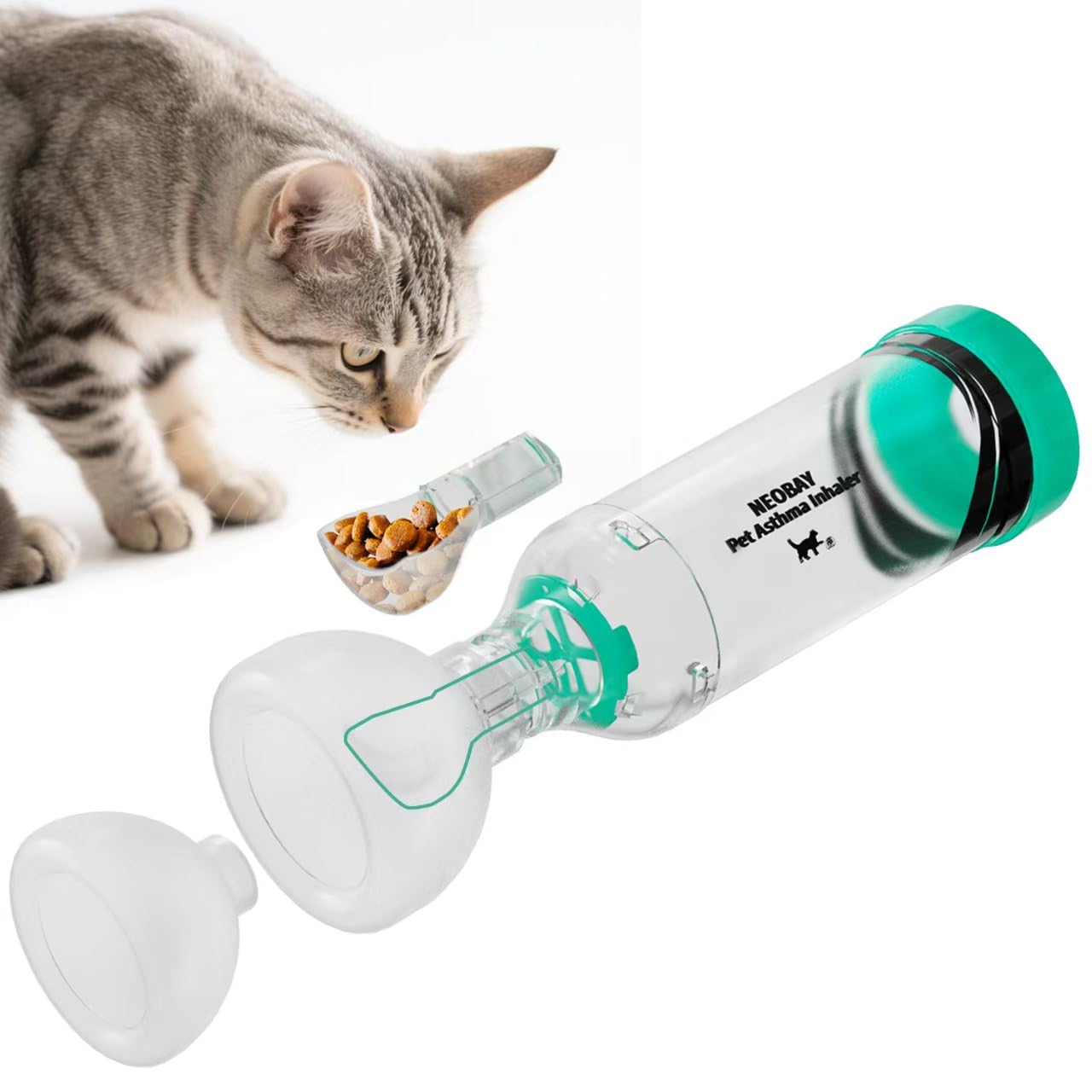 Neobay chambre d'inhalation pour chats avec panique apaisante, séance plus sereine.