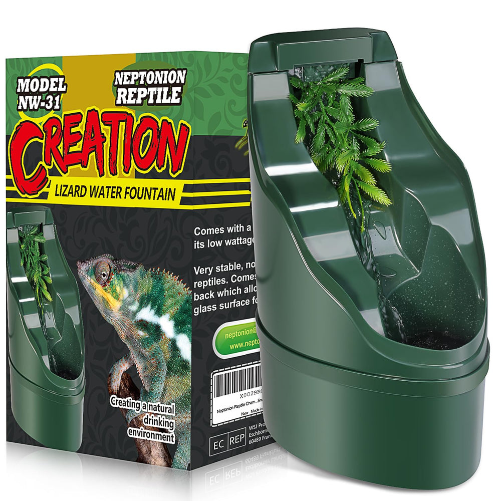 NEPTONION Cantine Reptile: ventouse arrière stable pour montage sur vitre.