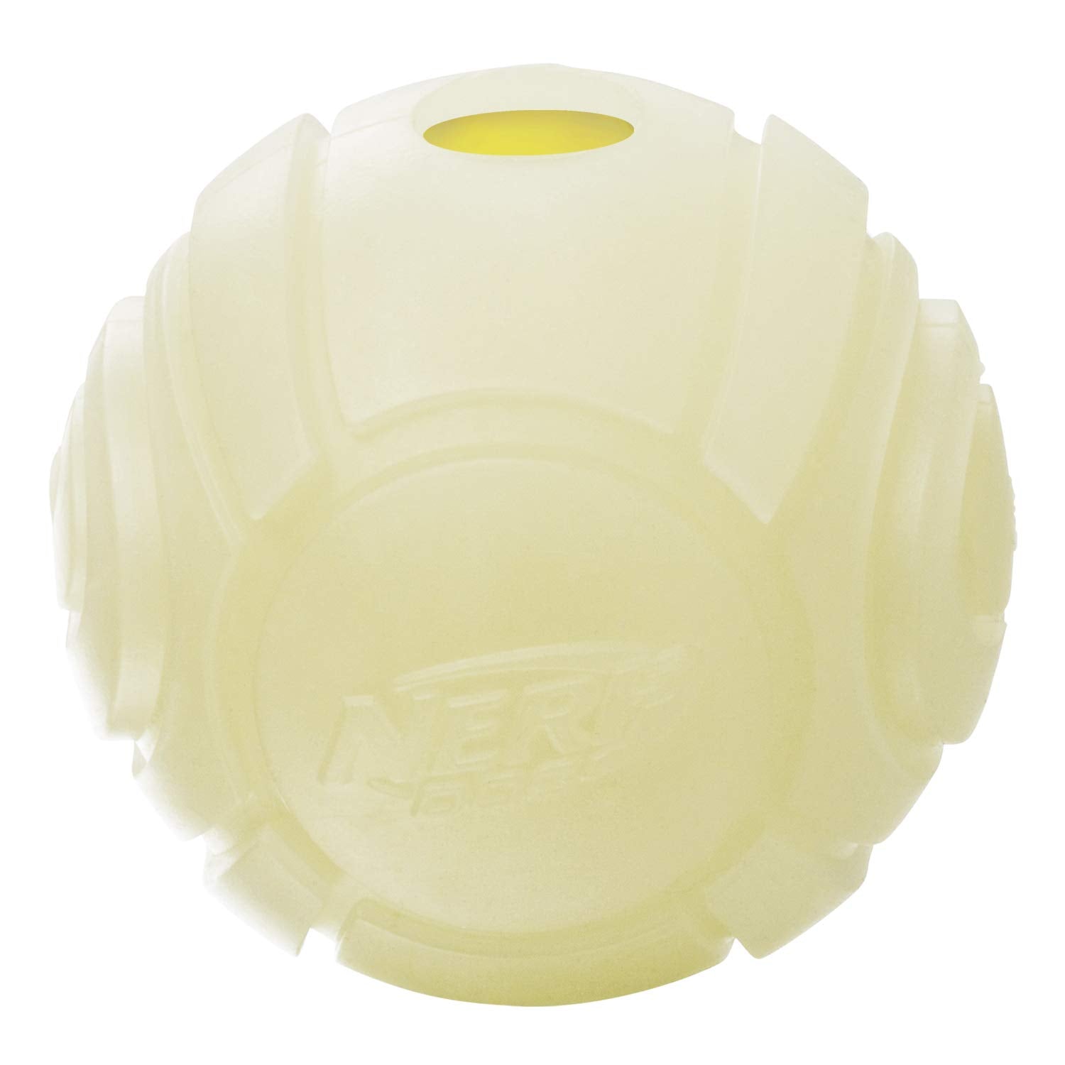 Nerf Balle DEL TPR 2,5 po, disponible en plusieurs formes et tailles pour tous les chiens.