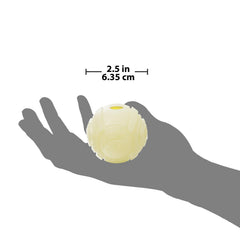 Nerf Balle DEL TPR 2,5 po, lavable au lave-vaisselle pour un entretien simple.
