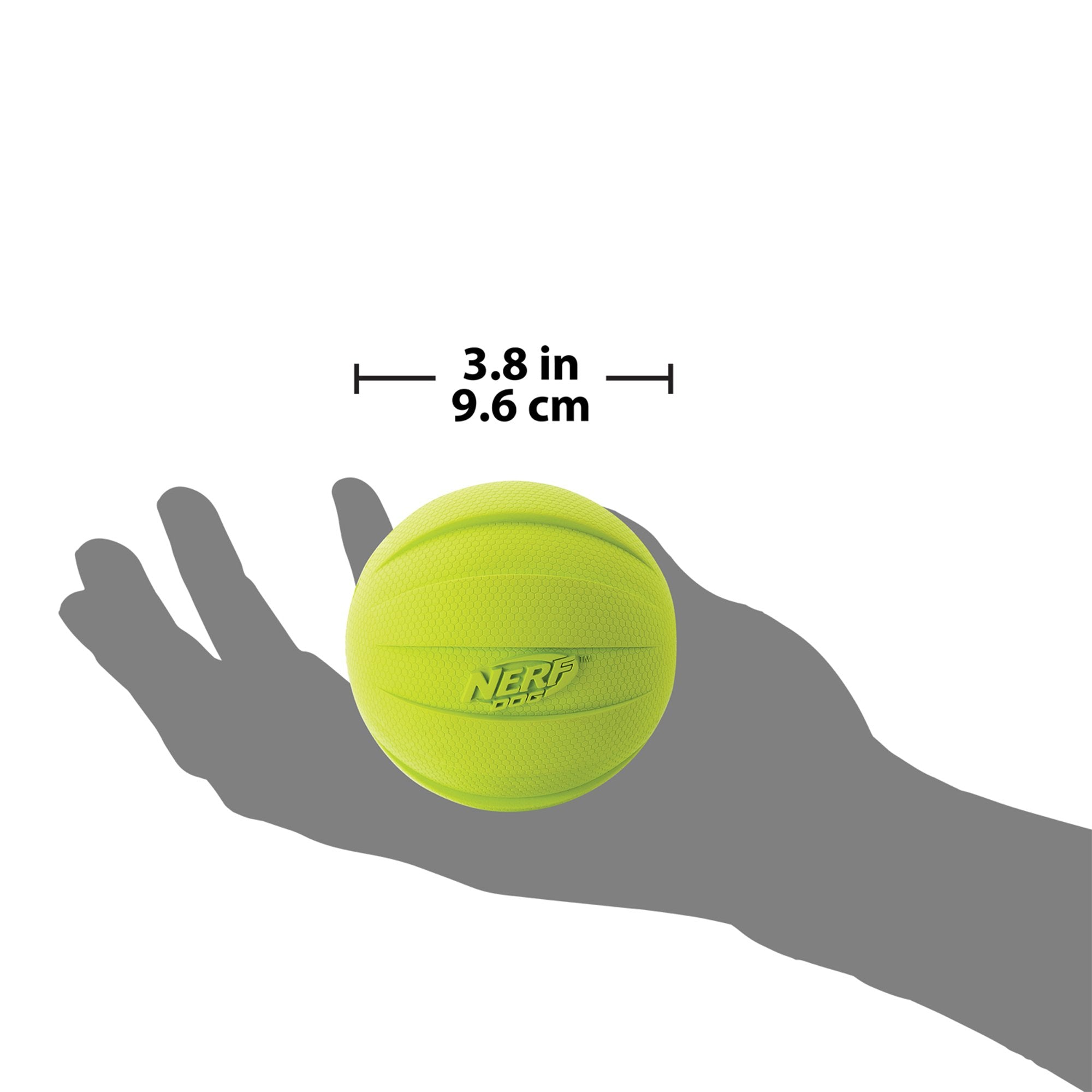Balle Nerf Dog sécurisée et durable pour des heures de jeu.