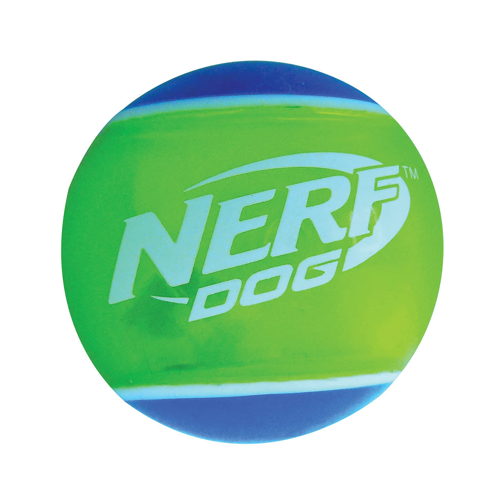 Balle Nerf Dog tennis haute visibilité, idéale pour le tir à distance et le pistage.