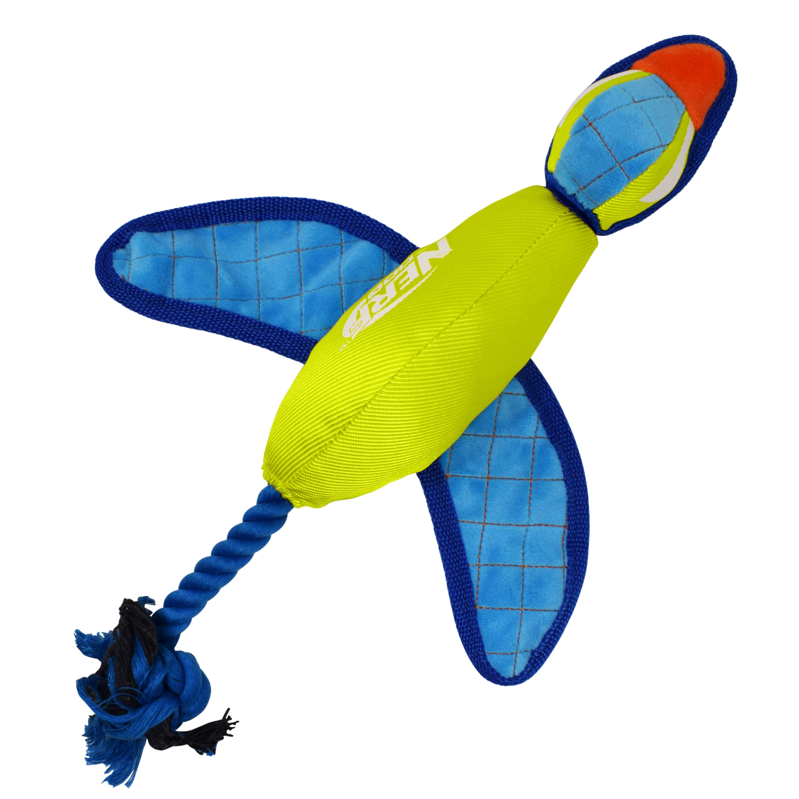 Nerf Dog canard lancement nylon 16,5 po vert, jouet de plein air pour fetch