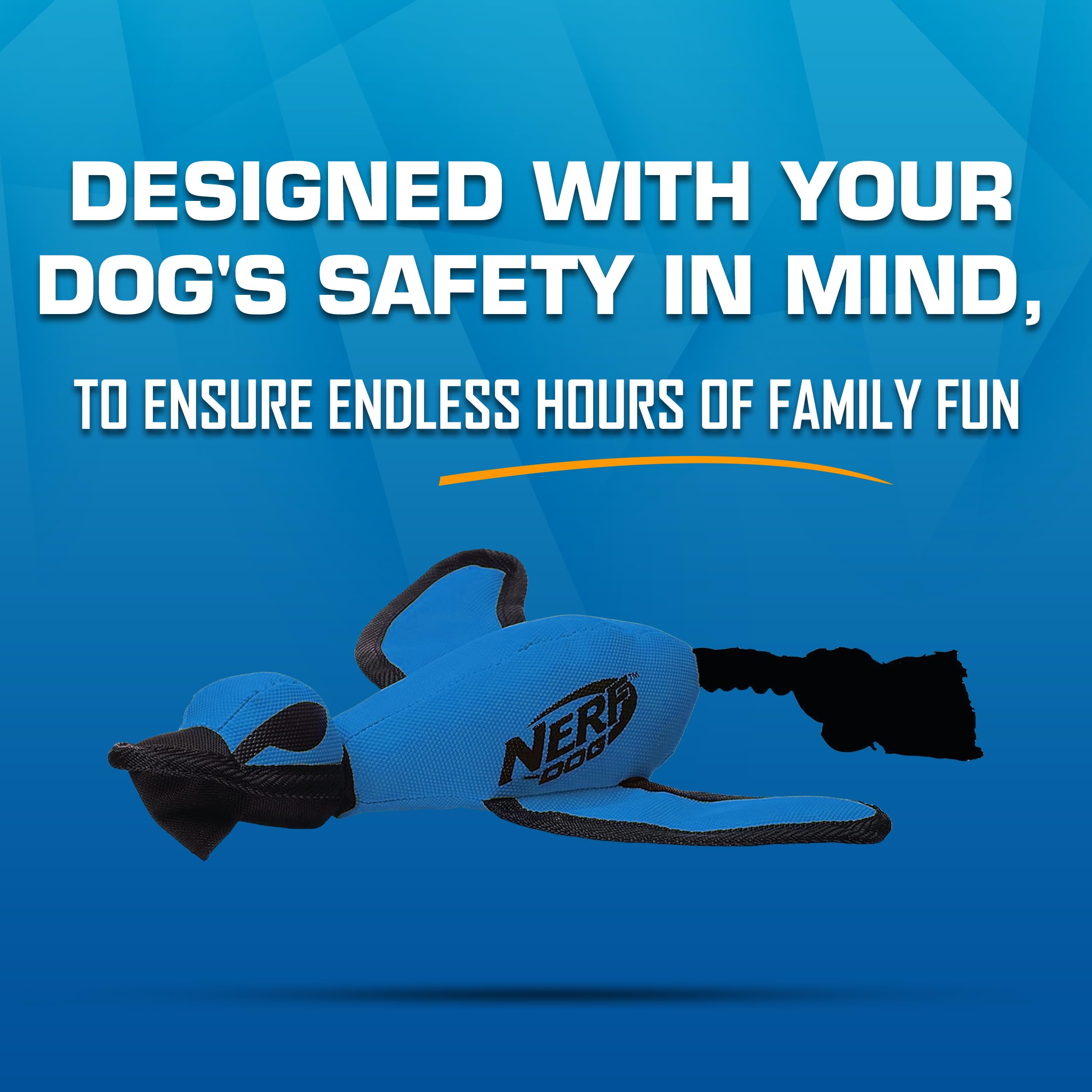Nerf Dog Lancement Jusqu'à 75 Pieds, divertissement durable pour chiens actifs.