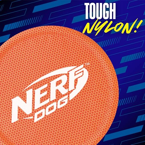 Nerf Dog Nylon Flyer flottant, idéal pour jeux d'eau et piscine