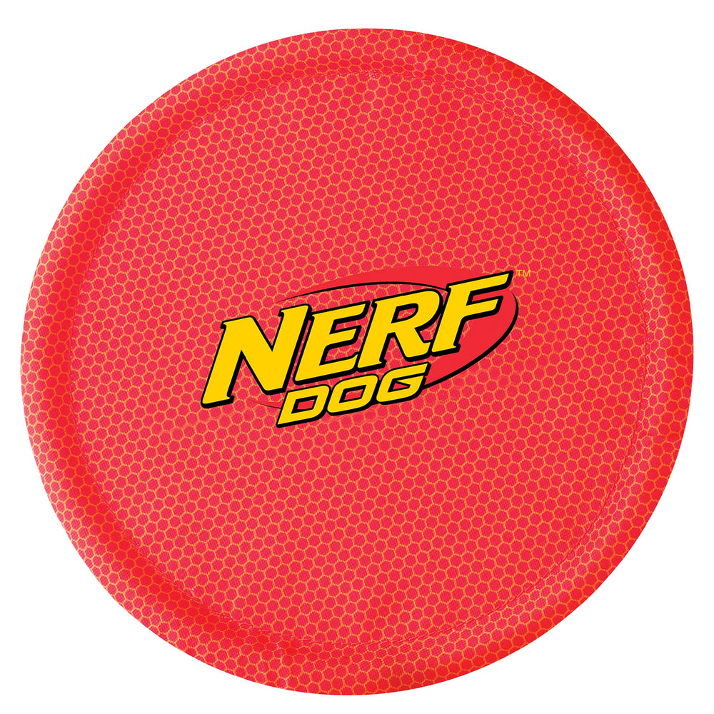 Nerf Dog Nylon Flyer flottant sur l'eau, parfait pour plage et piscine