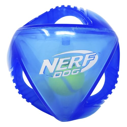 Nerf Dog balle rumble avec poignées tri-twist pour prise facile et jeu.