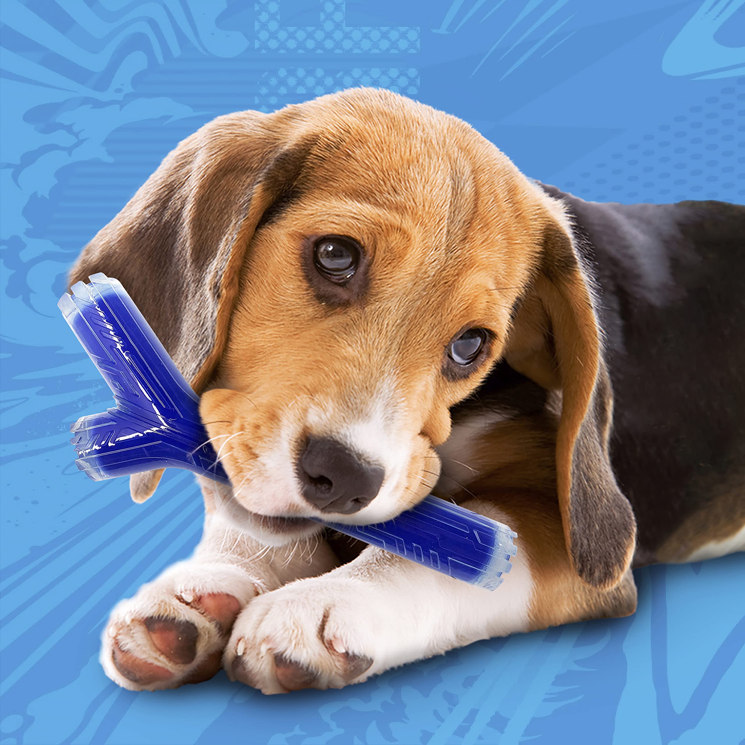 Nerf Dog Stick core solide, durabilité pour les jeux en plein air.