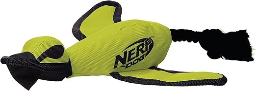 Nerf Dog Trackshot: canard vert pour suivre facilement le lancer.