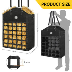 Nesfanchu Haybag grille-5x6 régule l'apport et favorise le pâturage
