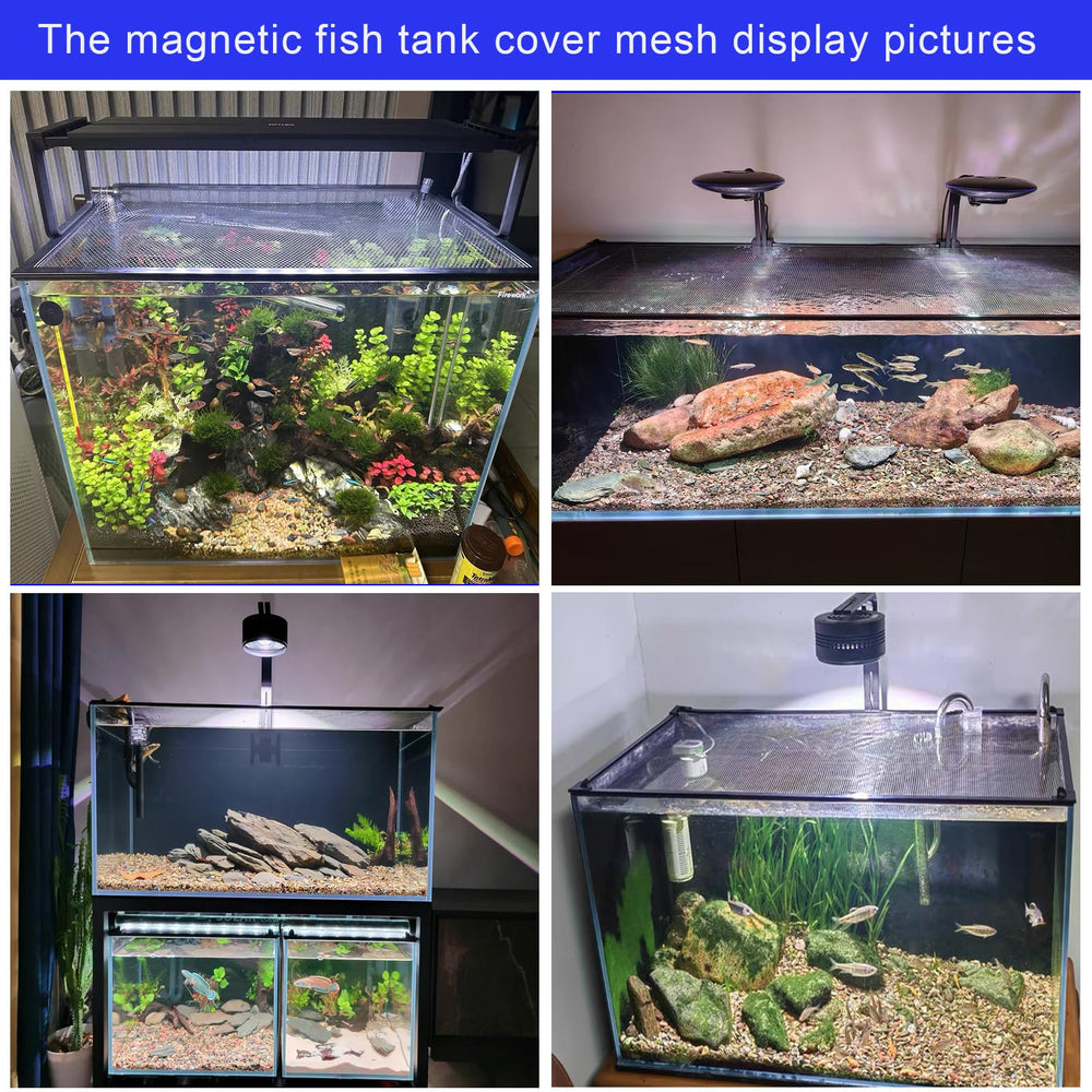 NestBasics dimension-ajustable-aquarium s'adapte à différents formats de bac.