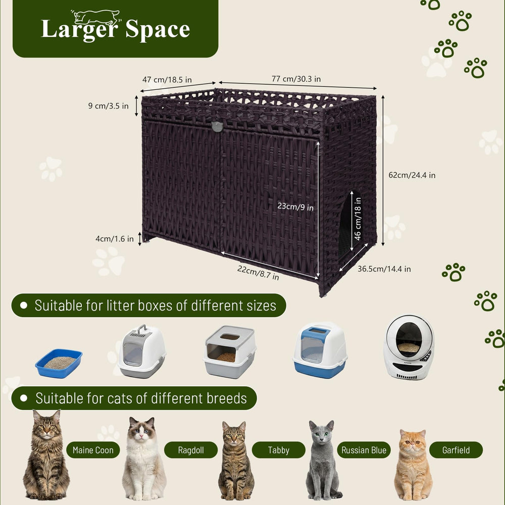 Neti Neti cache-litiere-harmonie-interieur: s'intègre harmonieusement dans tout espace.
