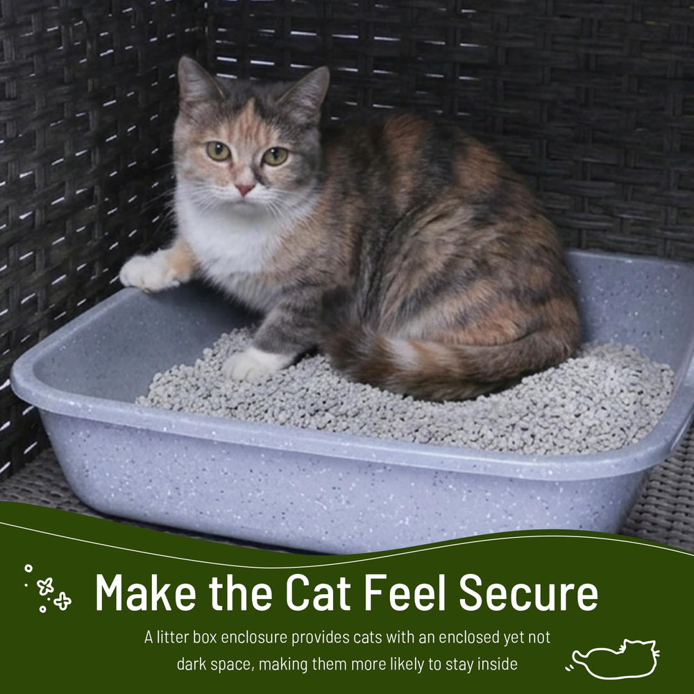 Neti Neti grand-format litière chat: espace pour boîtes jusqu'à 66 cm.