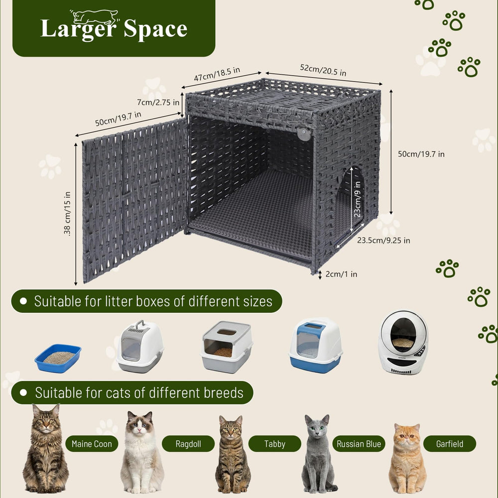Neti Neti usage polyvalent, parfait pour optimiser l'espace repos du chat.