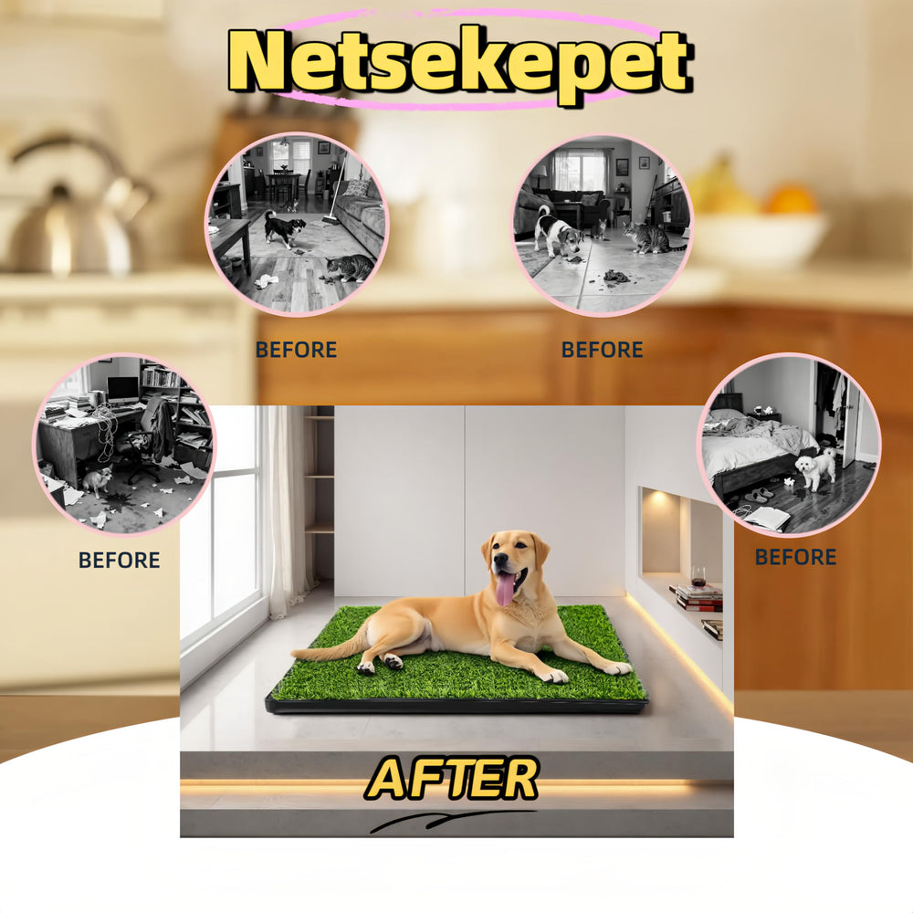 NETSEKEPET drainage rapide évacuant l'humidité autour du tapis