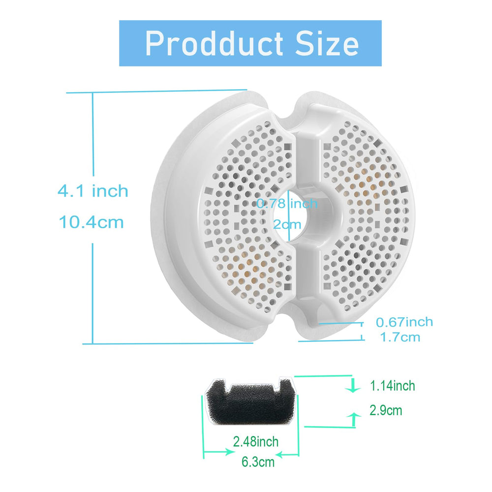 Charbon actif et filtre pour neutraliser odeurs et impuretés.