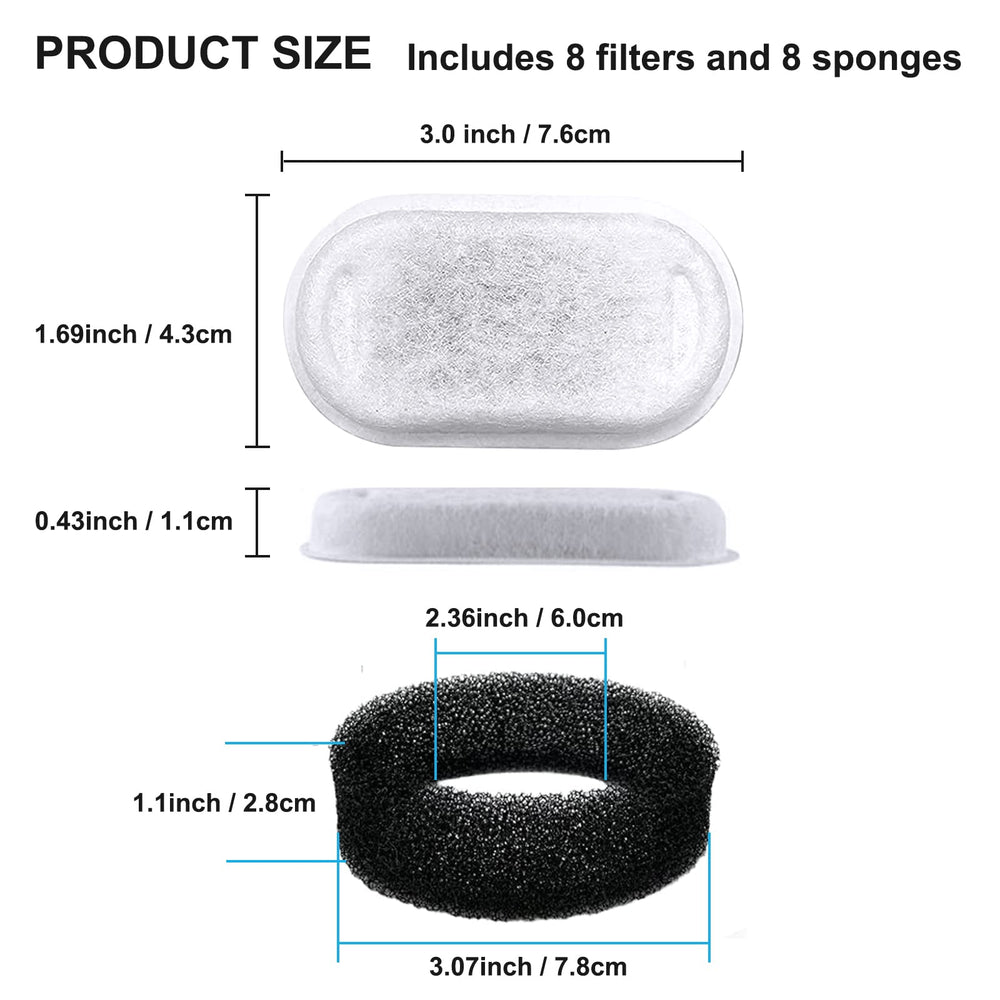 Compatibilite Tomxcute 108oz/3,2L - filtre pour fontaine.