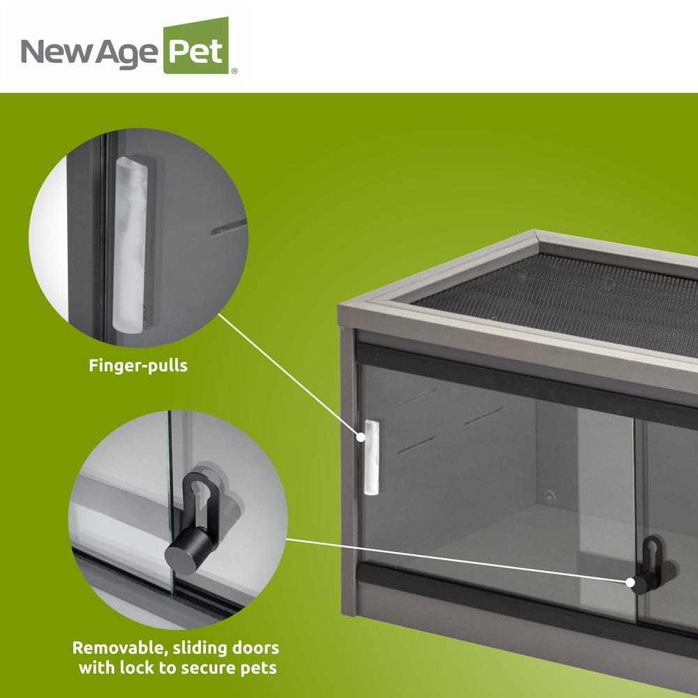 New Age Pet ECOFLEX 24 accessoires et montage faciles