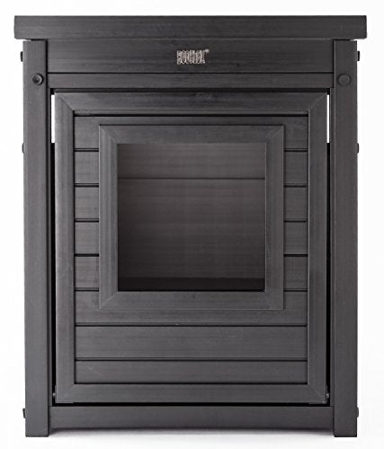 New Age Pet ECOFLEX Litter Loo Jumbo avec étagère de rangement sous la porte