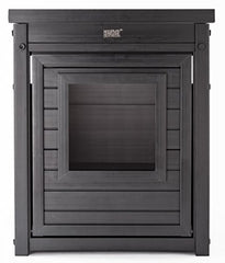 New Age Pet ECOFLEX Litter Loo Jumbo avec étagère de rangement sous la porte