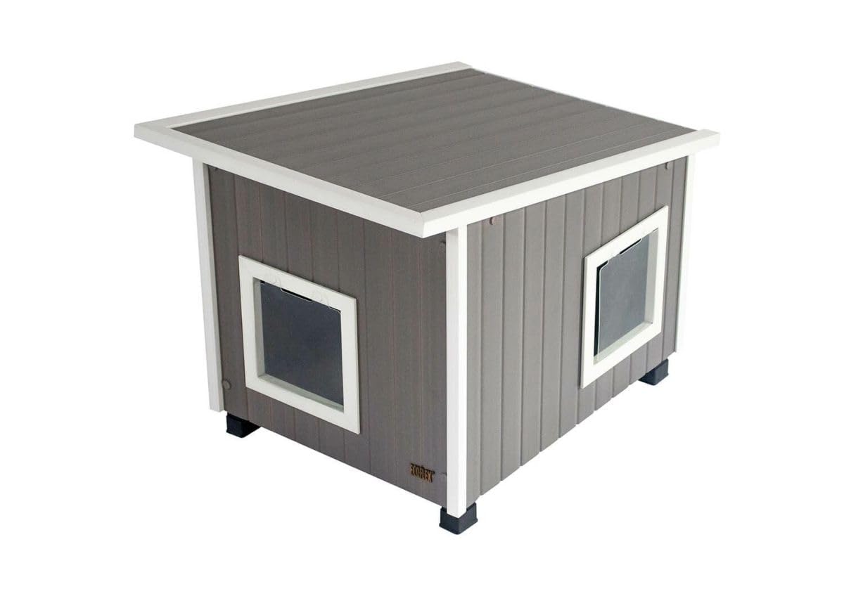 New Age Pet ECOFLEX porte double vinyle chat: accès facile et protection météo.