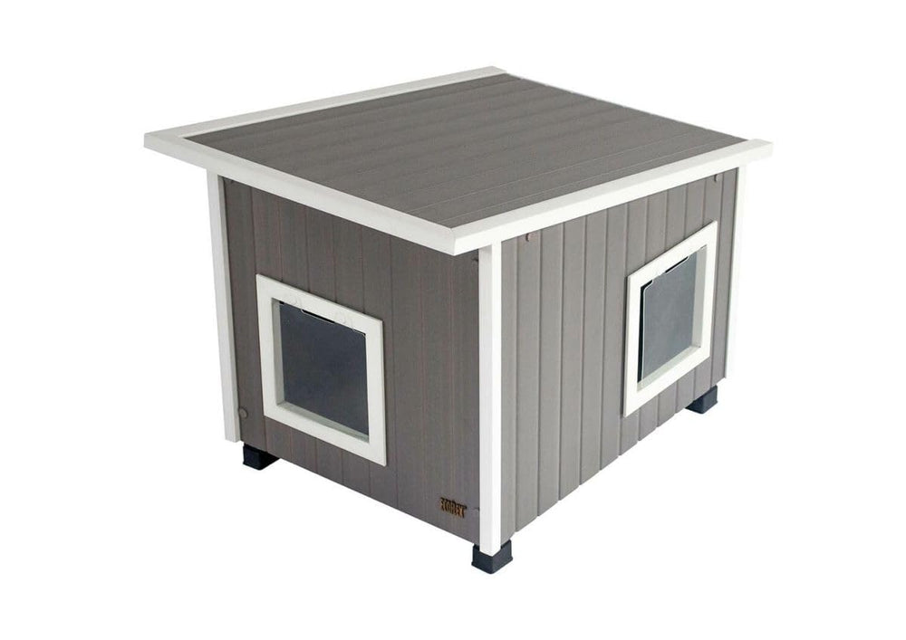 New Age Pet ECOFLEX porte double vinyle chat: accès facile et protection météo.