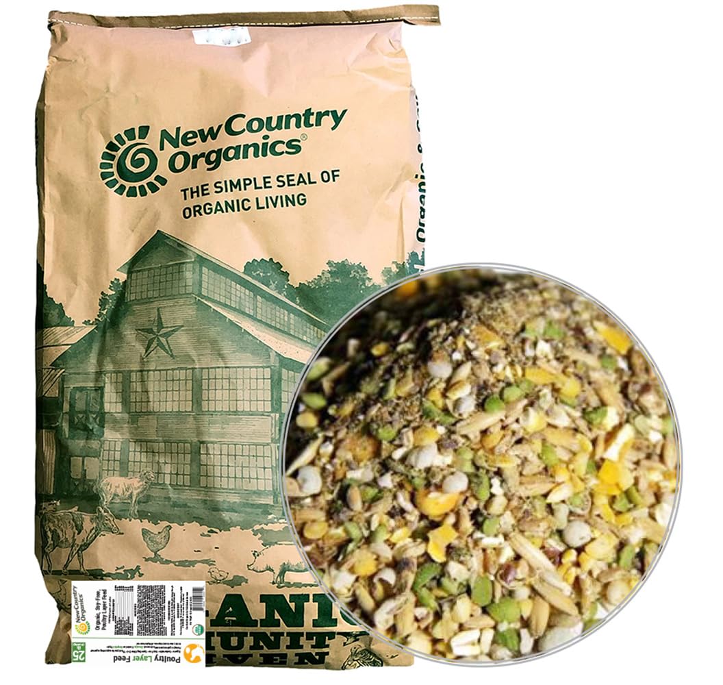 New Country Organics Classic Layer – alimentation pondeuse, coquilles renforcées et digestion améliorée.