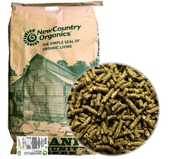 New Country Organics granulés lapin: nutrition essentielle pour tous les âges.
