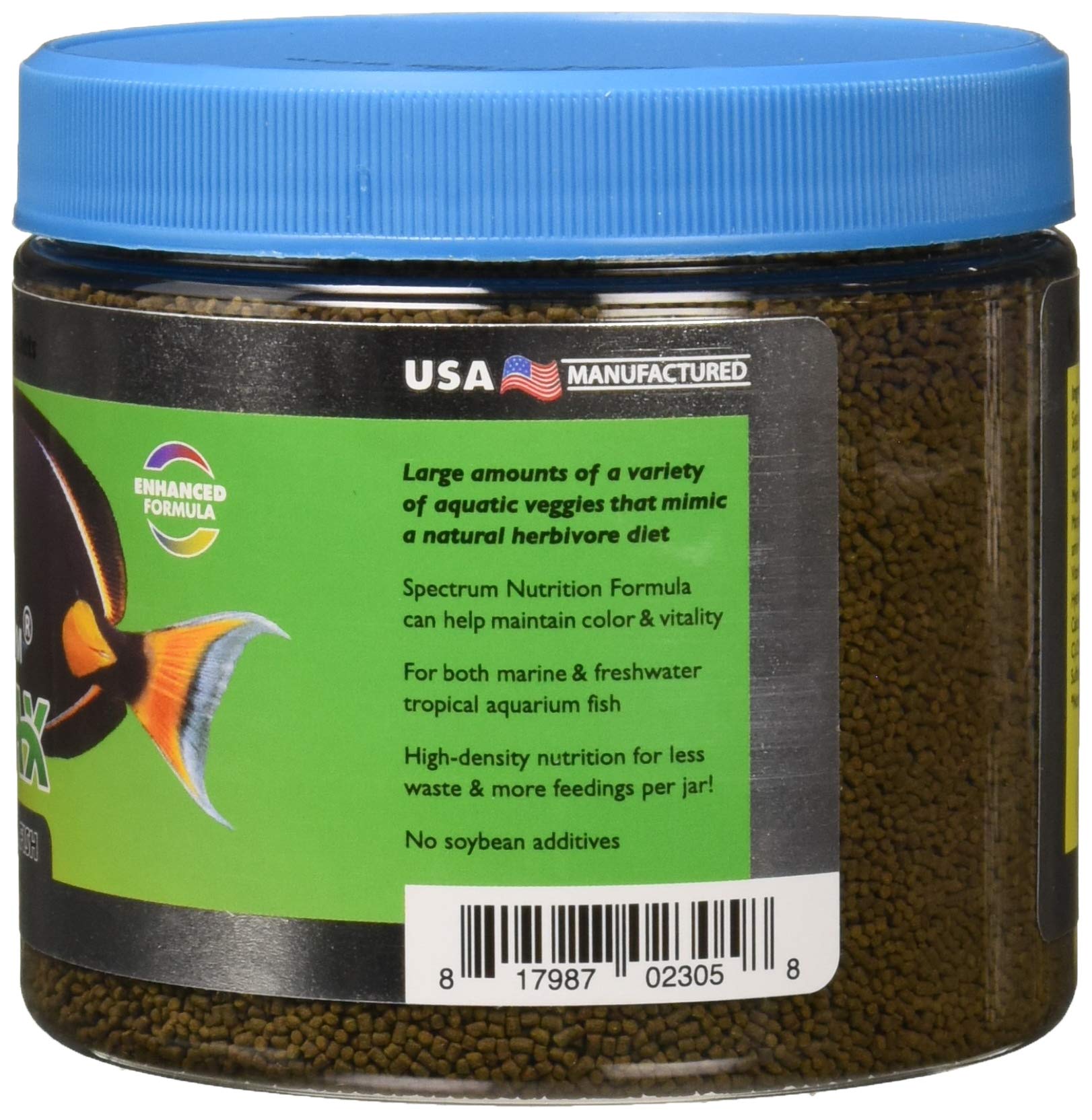 New Life Spectrum AlgaeMax Regular 300g granulés, alimentation équilibrée pour la vitalité des poissons.