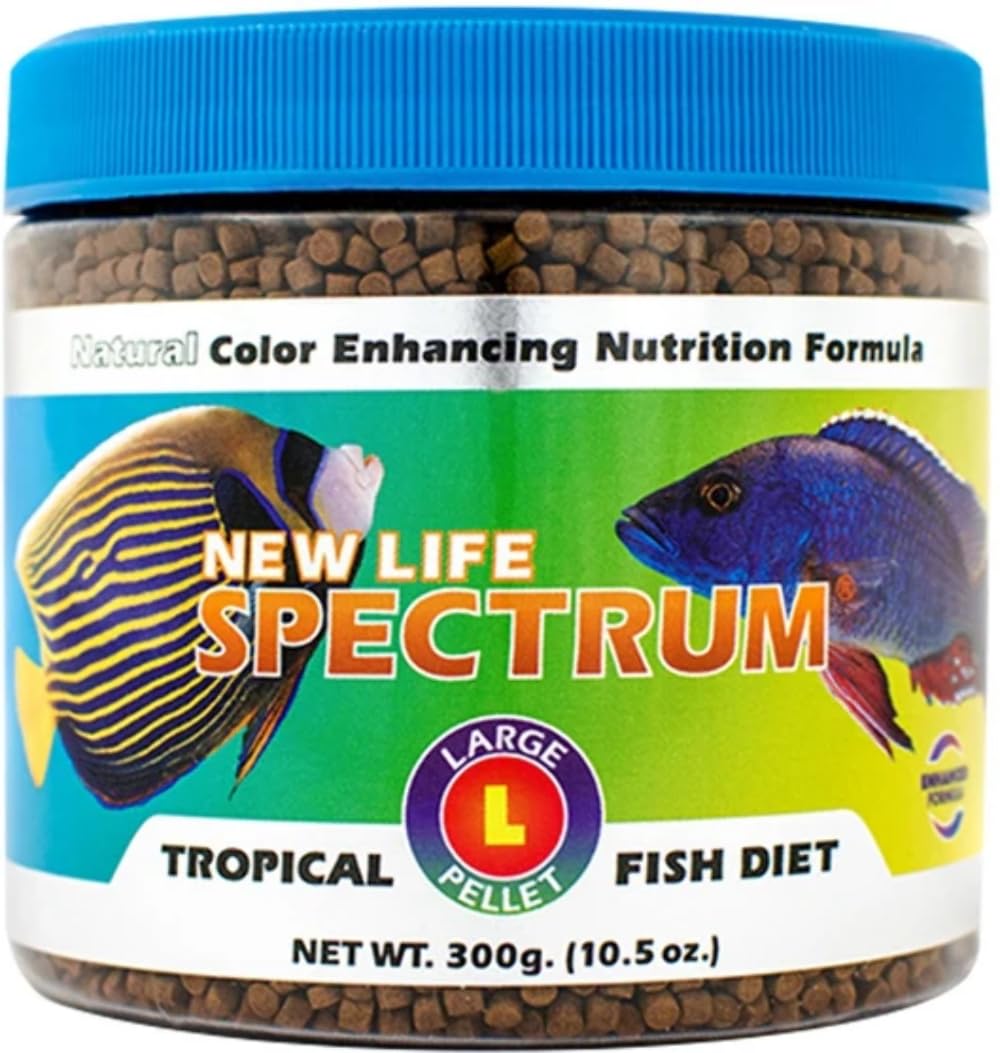 New Life Spectrum Naturox, granulés larges 300 g, nourrissent les poissons taille moyenne à grande avec digestion efficace.